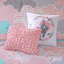Urban Habitat Kids Cloud Cotton Printed Comforter Set Pink Full/Queen