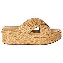 Urban Sport Quinci Raffia Platform Wedge Sandal