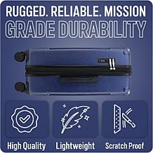 US Army Hawk Hard Shell 3-Piece Luggage Set