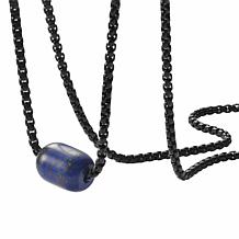 Van Heusen Bead Pendant with Rolo Chain Necklace