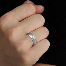 Van Heusen Men's Ribbon Patterned Band Ring