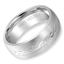 Van Heusen Men's Ribbon Patterned Band Ring