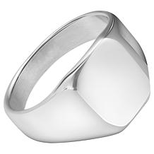 Van Heusen Men's Stainless Steel Square Signet Ring