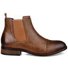 Vance Co. Garrett Wide Width Cap Toe Chelsea Boot