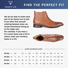 Vance Co. Men's Wide Width Alex Chelsea Boot