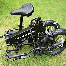 Vanpowers 750W Folding 48V E-Bike w/4"LCD Display & Integrated Battery