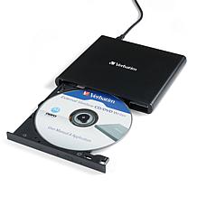 Verbatim External Slimline CD/DVD Writer