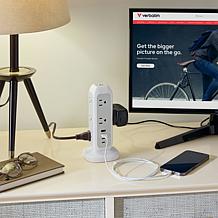 Verbatim Power Strip Tower USB-C/USB-A