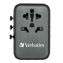 Verbatim UTA-05 Gan III Universal Travel Adapter 65W – USB-C, USB-A