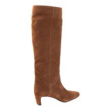Vince Camuto Avriah Tall Leather/Suede Kitten Heel Boot