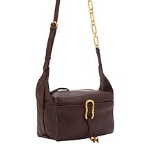 Vince Camuto Letta Whipstitch Leather Crossbody