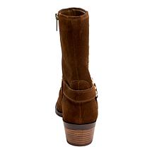 Vince Camuto Roista Leather or Suede Moto Boot