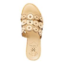 Vince Camuto Sennie Studded Leather/Suede Slide Sandal