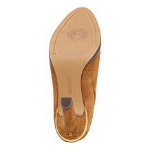Vince Camuto Solene Leather Mule Heeled Dress Shoe