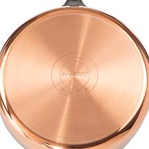 Vintage Hammered Tri-Ply Copper 8" Deep Skillet