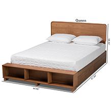 Vita 4-Drawer Queen Size Platform Storage Bed