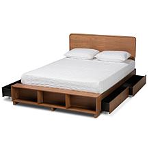 Vita 4-Drawer Queen Size Platform Storage Bed