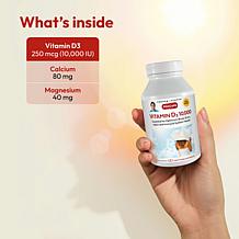 Vitamin D3-10,000 - 180 Capsules