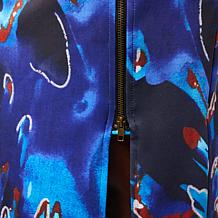 Vivica A. Fox Collection Printed Scuba Dress