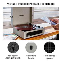 Voyager Bluetooth Vinyl Record Player - Gray
