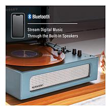 Voyager Bluetooth Vinyl Record Player - Washed Blue