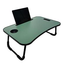 VYBZ Folding Multimedia Workstation with Cup Holder and Stand