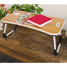 VYBZ Folding Multimedia Workstation with Cup Holder and Stand