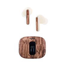 VYBZ Pro Wireless ANC Earbuds w/LED Display, Clear Case & Gift Box