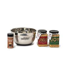 Wabash Valley Farms Jingle Bells Popcorn Perfection Set