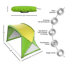 Wakeman Outdoors Water-Resistant Multi-Purpose Tent with UV Protection