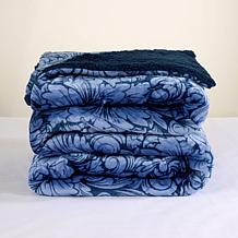 Warm & Cozy Plush Printed Comforter Set Twin