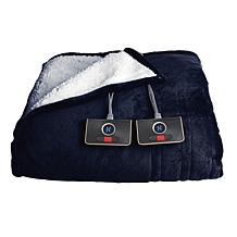 Warm & Cozy Plush to Sherpa Heated Blanket - King