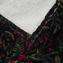 Warm & Cozy Plush to Sherpa Heated Throw