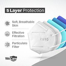 WeCare KN95 Individually-wrapped Protective Face Coverings - 20-Pack