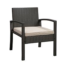 Well Traveled Living Bern Balcony Chat Set In Mocha Wicker