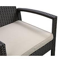 Well Traveled Living Bern Balcony Chat Set In Mocha Wicker