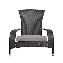 Well Traveled Living Black Coconino Wicker Chair