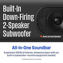 Westinghouse 3.1.2 Chnl Built-in Subwoofer Dolby Atmos