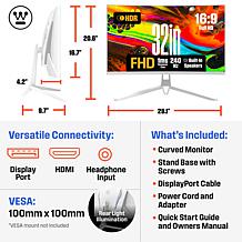 Westinghouse 32" 240Hz Curved Gaming Monitor