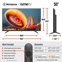 Westinghouse 50" Smart 4K UHD LED LED XUMO TV w/HDR & Voice Remote