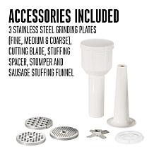 Weston #8 650-Watt Electric Meat Grinder and Sausage Stuffer