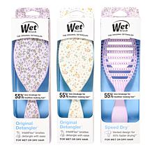 Wet Brush Ditsy Floral 3-piece Bundle - Lavender