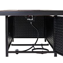 Weyland Rectangle Aluminum LPG Fire Pit