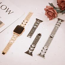 WFG Dressy Bling Metal Band for Apple Watch 41mm