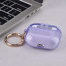 WFG Protective TPU Case with Golden Keychain for Apple AirPod 3rd Gen