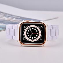 WFG Resin Band with Bumper Case for Apple Watch 44mm