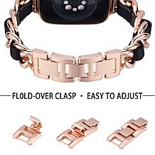 WFG Slim Metal Chain Bracelet Band for Apple Watch 42/44/45mm