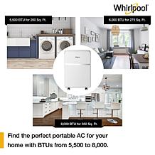 Whirlpool 8000 BTU Portable Air Conditioner