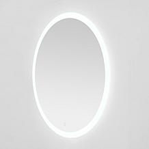 WHIT 36" Silver and White Aluminum LED Mirror