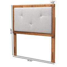 Wholesale Interiors Abner Fabric Upholstered Headboard - Twin